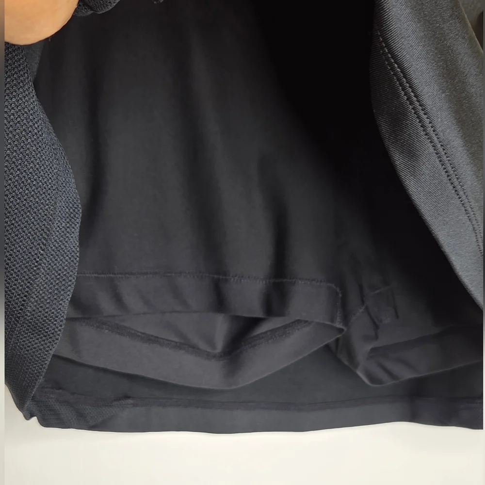 Danskin Size S Stylish Black Athletic Skorts (Skirt w/built-in Shorts) - Picture 3 of 12